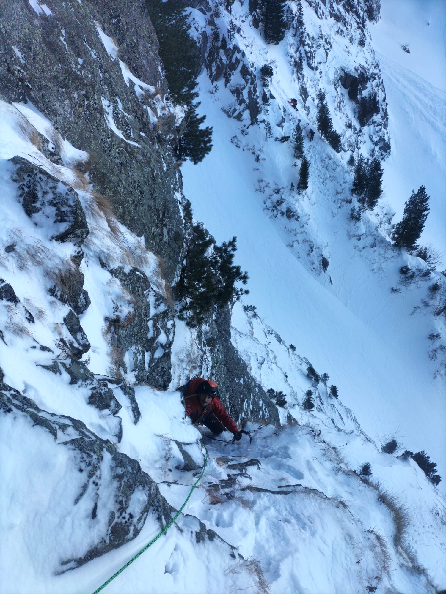 Winter climbing Winter climbing